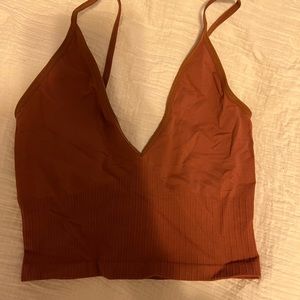 Burnt orange bralette